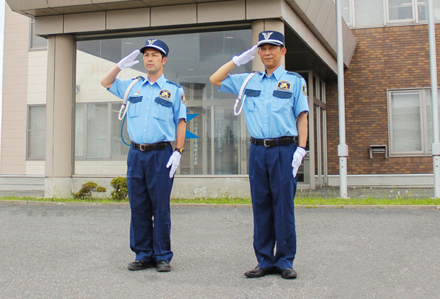 六ケ所原燃警備のスタッフ